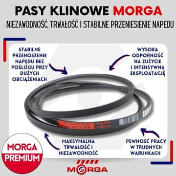 HBx2000 17x2000 klinasti jermen rdeč SUPER CR Power