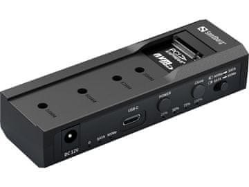 Sandberg priklopna postaja USB3: M2 NVMe SATA, priklopna postaja USB3: M2 NVMe SATA, 136-49