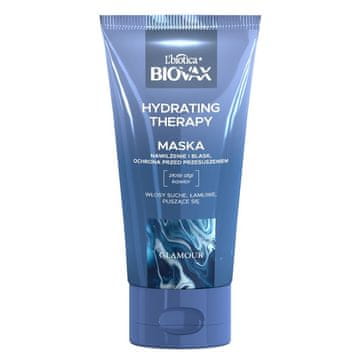 shumee L'biotica Biovax Glamour vlažilna maska za lase - za suhe, lomljive in skodrane lase 150 ml