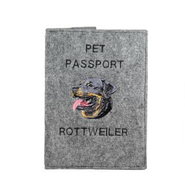 Artdog Rotvajler - etui za pasji potni list, ovitek za dokumente, potovalno darilo znamke Art-Dog