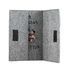 Artdog Rotvajler - etui za pasji potni list, ovitek za dokumente, potovalno darilo znamke Art-Dog