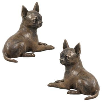 Artdog Kratkodlaka čivava - pasja figurica, pisarniška figurica, pokal za pasjo razstavo Art-Dog