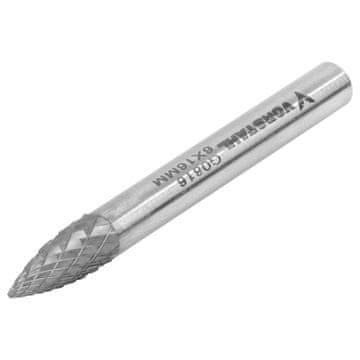 shumee Visokohitrostni karbidni rezkar YG8, ukrivljen, oster, G0616M06, 6x16mm, FI 6mm, Vorstahl