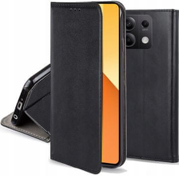 shumee Ovitek za Xiaomi Redmi Note 13 5G magnetni pametni ovitek z magnetnim zapiranjem + steklo