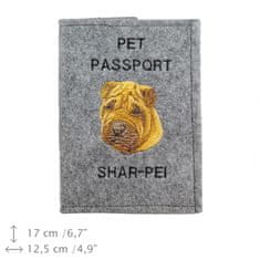 Artdog Šar pei - etui za pasji potni list, ovitek za dokumente, potovalno darilo znamke Art-Dog