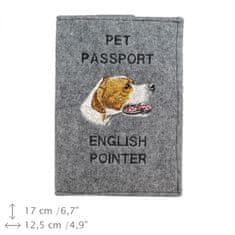Artdog Pointer - etui za pasji potni list, ovitek za dokumente, potovalno darilo znamke Art-Dog