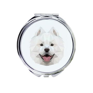 Samojed, Samojed, Samojedskaja - ogledalo s fotografijo in geometrijskim napisom