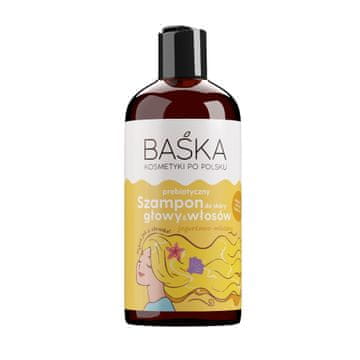 SOLVERX Baśka Cosmetics Po Polsku Prebiotični šampon za lasišče in lase - jogurt in mleko 500 ml