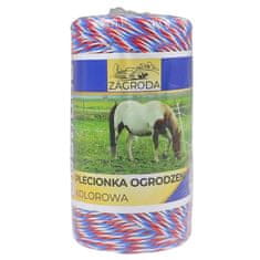 shumee Pletenica za električno ograjo Shepherd's 3 x 0,16 mm, UV odporna, 250 m barvito ohišje