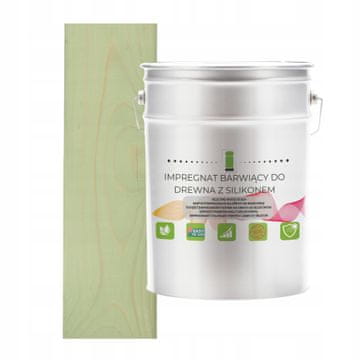 shumee Impregnacija lesa z voskom in silikonom, olivno zelena, hidrofobna, 2 v 1, 2,5 l, H2055