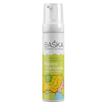 SOLVERX Baśka Cosmetics Po Polsku Jabolčna hranilna pena za lase - za povečanje volumna 200 ml