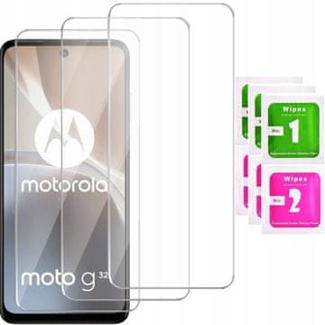 shumee 3x kaljeno steklo za Motorola Moto G32/ Motorola Moto G42 | steklo 9H | paket 3 kosov