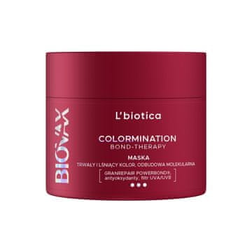 shumee L'biotica Biovax Colormination Bond Therapy obnovitvena maska za barvane lase 200 ml