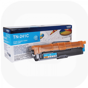 Brother Toner Brother TN-241C Cyan - izkoristek 1400 strani, združljiv z HL-3140CW, HL-3150CDW, HL-3170CDW. LED tehnologija tiskanja, proizvajalec: Brother. Pakirano poleg 780 g