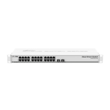 Mikrotik MikroTik | Pametno stikalo v oblaku | CSS326-24G-2S+RM | Upravljano L2 | Namestitev v rack | Količina 1 Gbps (RJ-45) vrat: 24 | Količina SFP+ vrat: 2 | 12 mesecev