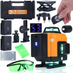 Rosfix Rosfix Rosfix Orange Tiger 16-vrstični laserski nivelir ROT16L + Rosfix zelena številčnica za odčitavanje meritve laserskega nivelirja + zelena zaščitna očala