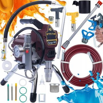 Rosfix Zenthril Zenthril Surge WF lakirna enota, 1800 W 20 MPa 0,019", 2 l/min, serija EasyPerformance + šoba 50 cm + 3 filtri: 30, 60, 100 + tesnilo + šoba 519