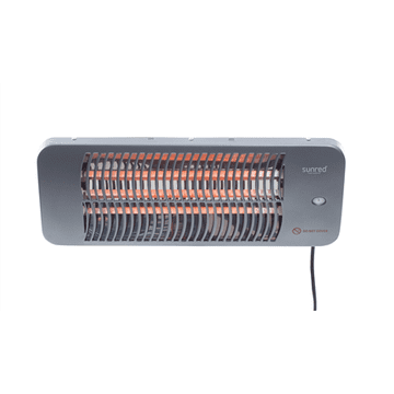 shumee Sunred | Grelec | LUG-2000W, Lugo Quartz stenski | Infrardeči | 2000 W | Število stopenj moči | Primerno za prostore do m² | Siv | IP24