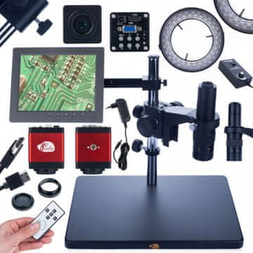 Rosfix Rosfix Earth Pro mcep-0.5X digitalni mikroskop + Scorpius Pro kmsp-hdmi-usbi kamera + osvetljevalec + Draco rdeča kamera