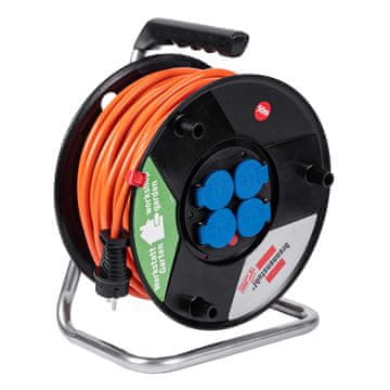 Akyga Brennenstuhl Akyga AK-CR-06 podaljševalni kabel na kolutu, zaščiten pred brizganjem vode, 4 vtičnice 3x1,5 mm IP44 50 m