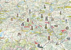 Compass Razgledni stolpi: Poljski Karpati. Češko in slovaško obmejno območje. Turistični zemljevid. Izdaja 2023. Kompas