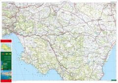 Freytag & Berndt Campania, Basilicata. Neapelj, Salerno, Potenza. Cestni in turistični zemljevid. Izdaja 2025. Freytag & Berndt