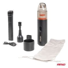 AMIO Brezžični sesalnik za avto s funkcijo pihalnika in sesalne črpalke 6 kPa 50 W 150 ml (baterija) amio-04888