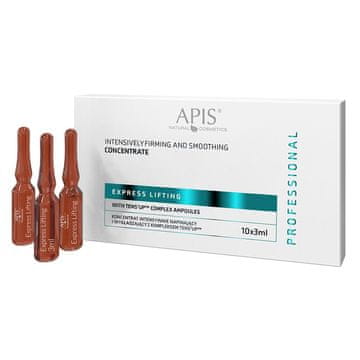 Apis Natural Apis Express Lifting Concentrate ampula za intenzivno učvrstitev in glajenje s kompleksom Ten's Up 3x10ml