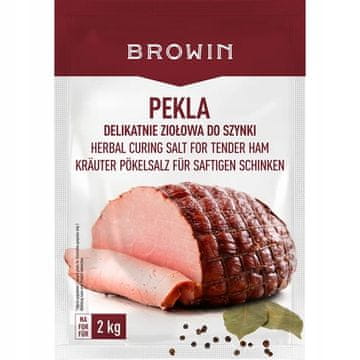 Browin Sol za nasoljevanje, zeliščna sol za nasoljevanje, ZA šunko, mešanica začimb, ZA nasoljevanje, dimljenje