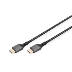 Digitus | DisplayPort kabel | Moški | 20-pinski DisplayPort | Moški | 20-pinski DisplayPort | 3 m | Črna