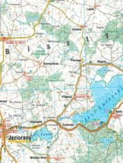 Compass Srednja Warmia. 1:75.000. Lidzbark Warmiński, Bartoszyce in okolica. Laminirana turistična karta. Kompas