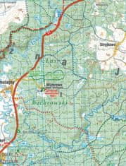 Compass Srednja Warmia. 1:75.000. Lidzbark Warmiński, Bartoszyce in okolica. Laminirana turistična karta. Kompas