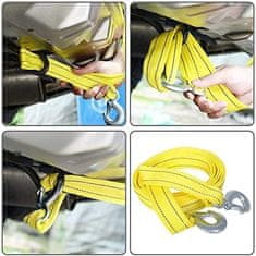 TOP GIFT Vlečna vrv TG71380 ALI montažna vrv za visečo mrežo, vrv za visečo mrežo, pritrditev na drevo BELT, 1M
