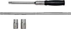 YATO Zložljivi ključ za avtomobilska kolesa v etuiju. Nastavki 17 mm, 19 mm, 21 mm, 23 mm / YT-08035 / yato