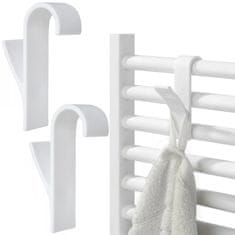 TOP GIFT TG67249 Kavelj za radiator, obešalnik za radiator, komplet 2 kosov, za brisače in kopalniški plašč