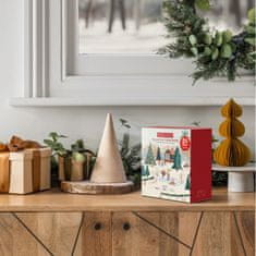 Yankee Candle Adventni koledar Apres Ski - Yankee Candle - knjiga - 12 votivnih sveč + 12 čajnih svečk + svečnik