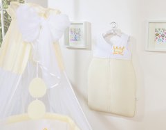 Bobono Bombažna spalna vreča za otroke M 6-12 mesecev TOG 2.5 celoletna izolirana - Little Princess krem