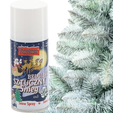 TOP GIFT ARP0701 umetni sneg v spreju belgijskega izvora 150 ml originalni frost za božično drevo na oknu