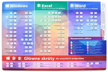 shumee Bližnjice na tipkovnici za Windows, Excel in Word. Namizna tablica. Objavljeno leta 2023. Demart