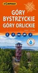 Compass Bistrziško in Orliško gorovje 1:35.000. Plastificiran turistični zemljevid. Izdaja 2025. Kompas.