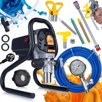 Rosfix Rosfix Rosfix EcoFlow 1200 lakirna enota, 1,7 l/min, 1200 W + šoba 30 cm + 3x filter 30, 60, 100