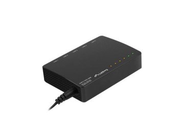 shumee Lanberg 5x 1Gb neupravljano PoE+ stikalo (4 PoE vrata, 30 W/vrata, največ 60 W) Namizno stikalo