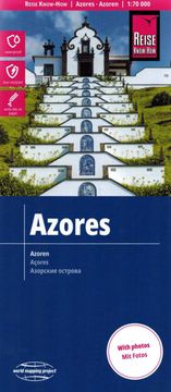 shumee Azori 1:70.000. Vodoodporen avtomobilski in turistični zemljevid. Izdaja 2024. Potovalno znanje