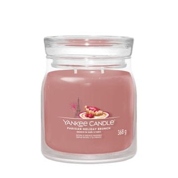 Yankee Candle Pariški praznični brunch - Yankee Candle Signature - Srednja sveča z dvema stenjema - Novo 2024