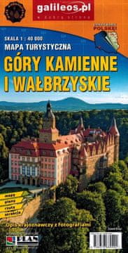 shumee Kamnite in Valbrziške gore 1:40.000. Plastificiran turistični zemljevid. Izdaja 2025. Galileos