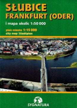 shumee Słubice, Frankfurt (Oder). Zemljevid mesta / Turistični zemljevid okolice. Referenčna številka