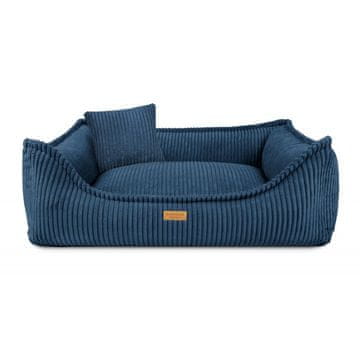 DENZOO MILANO TEMNO MODRA ORTOPEDSKA POSTELJA "L" 90x75 SOFA Z LEŽAJEM