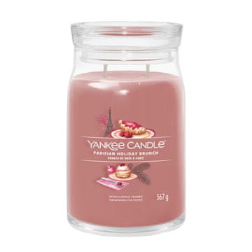 Yankee Candle Pariški praznični brunch - Yankee Candle Signature - Velika sveča z dvema stenjema - Novo 2024