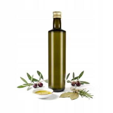 shumee Steklenica za olivno olje Dorica 500 ml, kis za olivno olje z dozirnikom proti razlitju 0,5 l