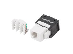 shumee Lanberg Keystone Module RJ45 vtičnica -> LSA UTP kat. 6a, brez orodja, 180° za montažno dozo